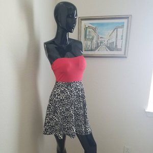 Strapless Flare Dress